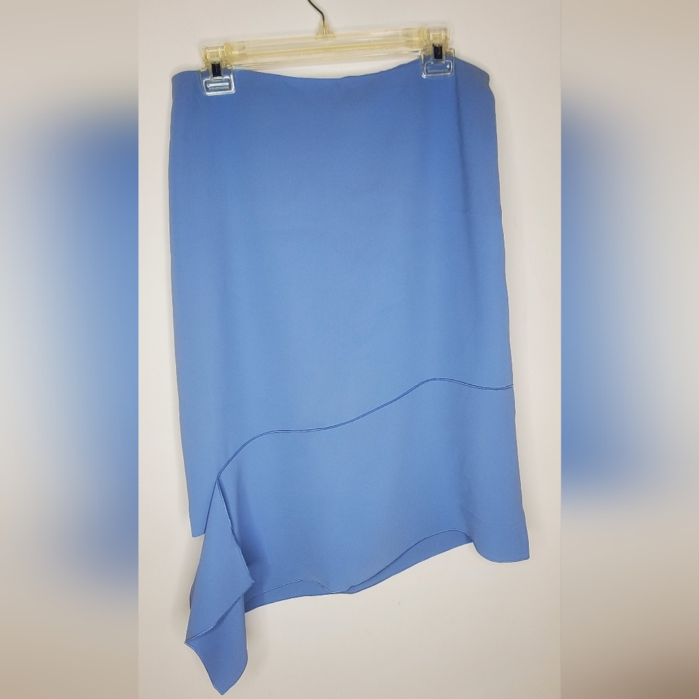 Anne Klein Size 8 Elegant Sky Blue Skirt